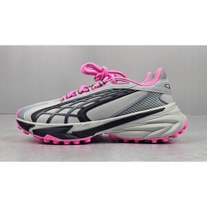 Puma Spirex Sporty Sneakers Womens 8 Pink Black Athletic Shoes‎ Training
